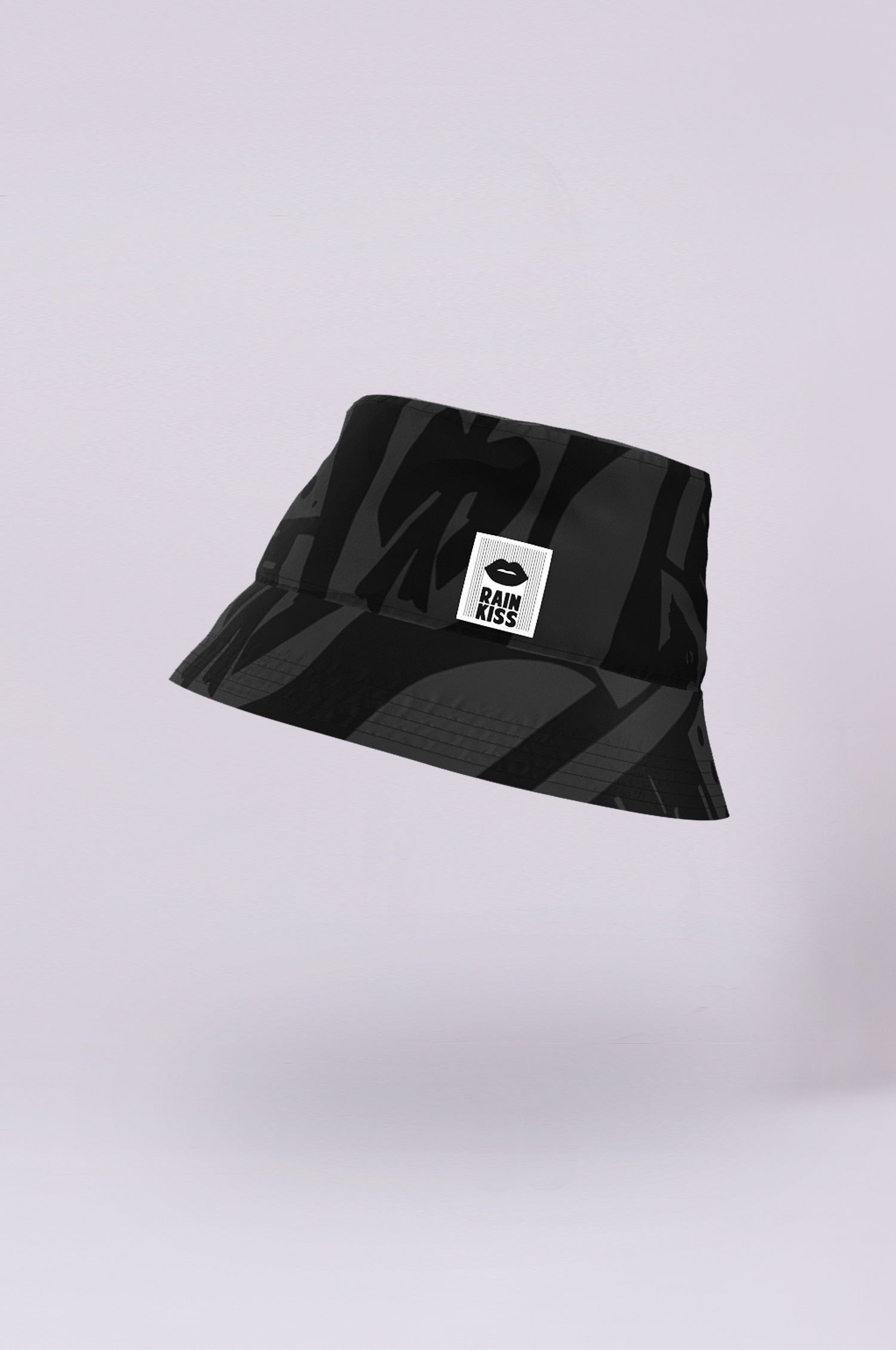 Back to Black Art Camo - Bucket Hat