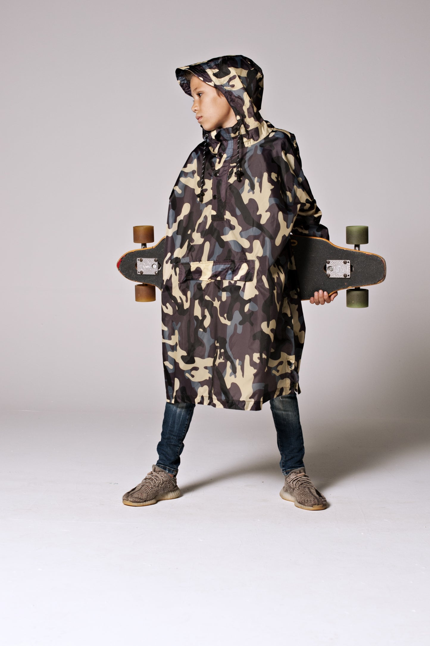Jungle Camo - Kids Rain Poncho